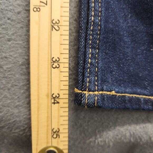 Old Navy Jeans Womens 4 Tall Blue Mid Rise Wow Boot Cut Stretch Denim Classic - Picture 6 of 9